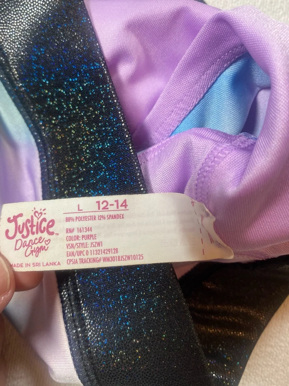Justice pastel tie